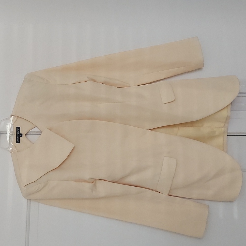 HEAD OF STATE Women Back Cut Out Blazer Jacket Size L